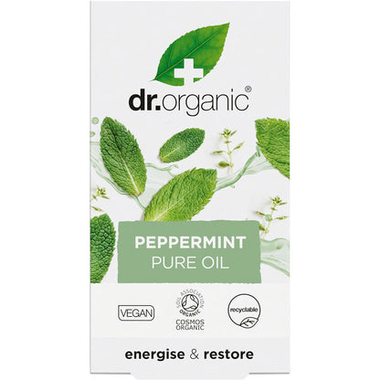 Dr Organic Peppermint Oil 100% Pure 10ml Payless 4 Organics