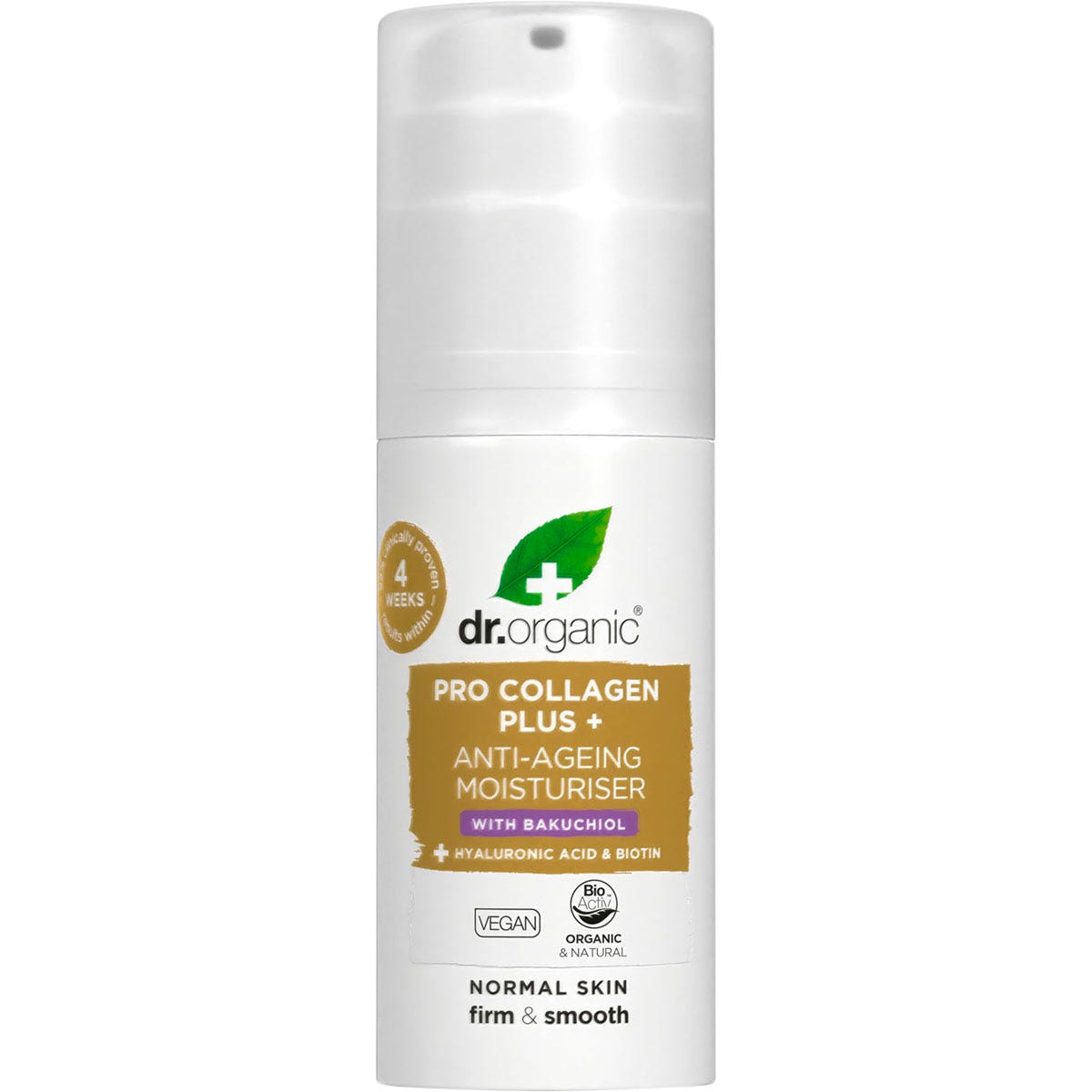 Dr Organic Pro Collagen Plus+ Anti-Ageing Moisturiser Bakuchiol 50ml Payless 4 Organics