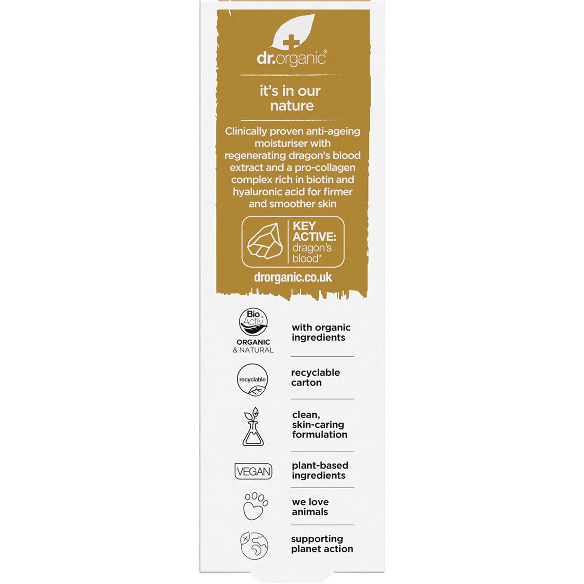 Dr Organic Pro Collagen Plus+ Anti Ageing Moisturiser Dragon Blood 50ml Payless 4 Organics