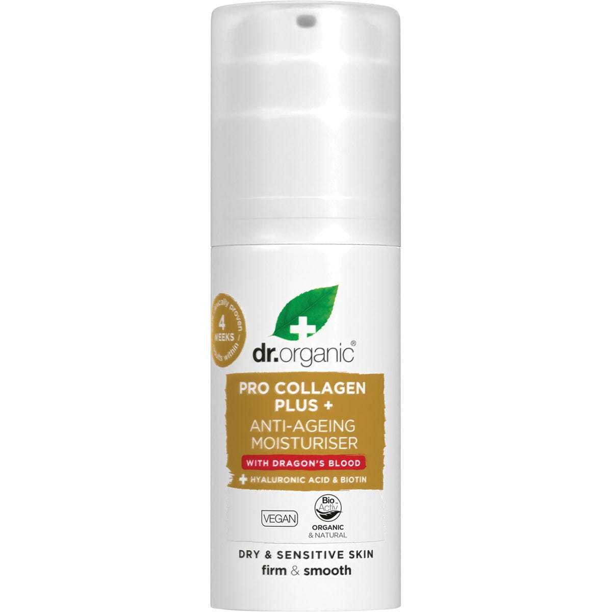 Dr Organic Pro Collagen Plus+ Anti Ageing Moisturiser Dragon Blood 50ml Payless 4 Organics