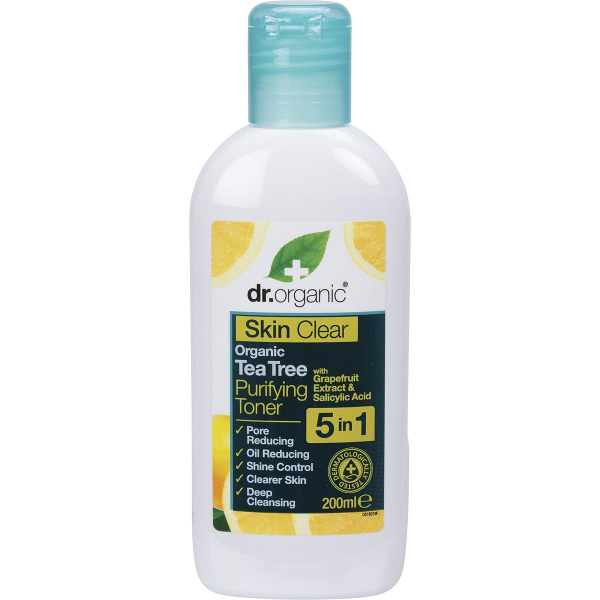Dr Organic Purifying Toner Skin Clear Organic Tea Tree 200ml Payless 4 Organics