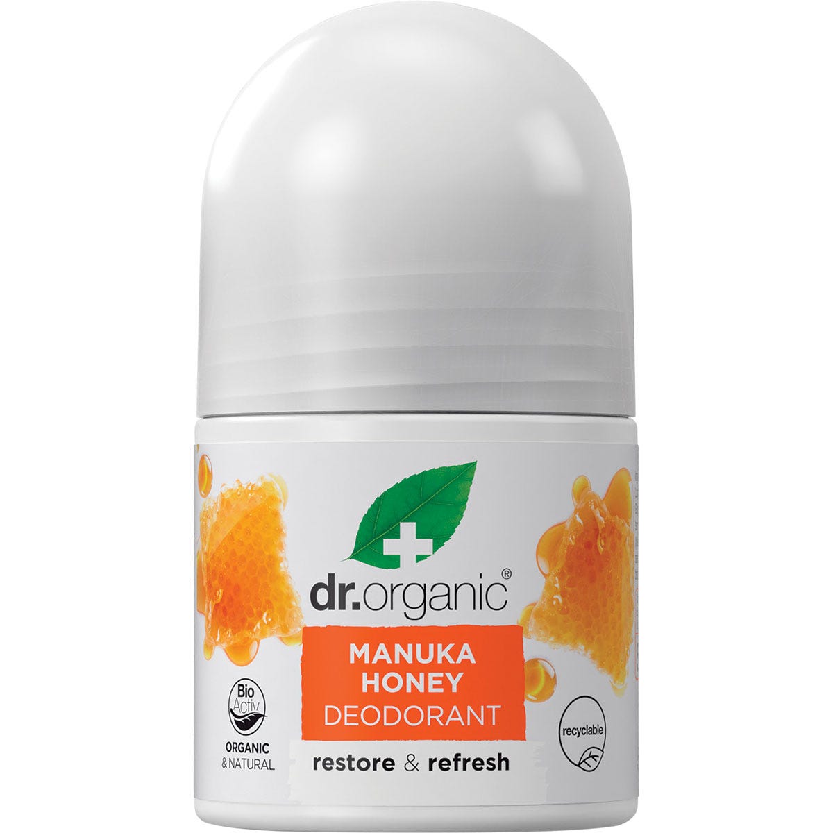 Dr Organic Roll-On Deodorant Manuka Honey 50ml Payless 4 Organics