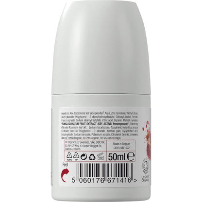 Dr Organic Roll-On Deodorant Pomegranate 50ml Payless 4 Organics