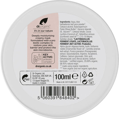Dr Organic Skin Calm Probiotic Recovery Mask 100ml Payless 4 Organics