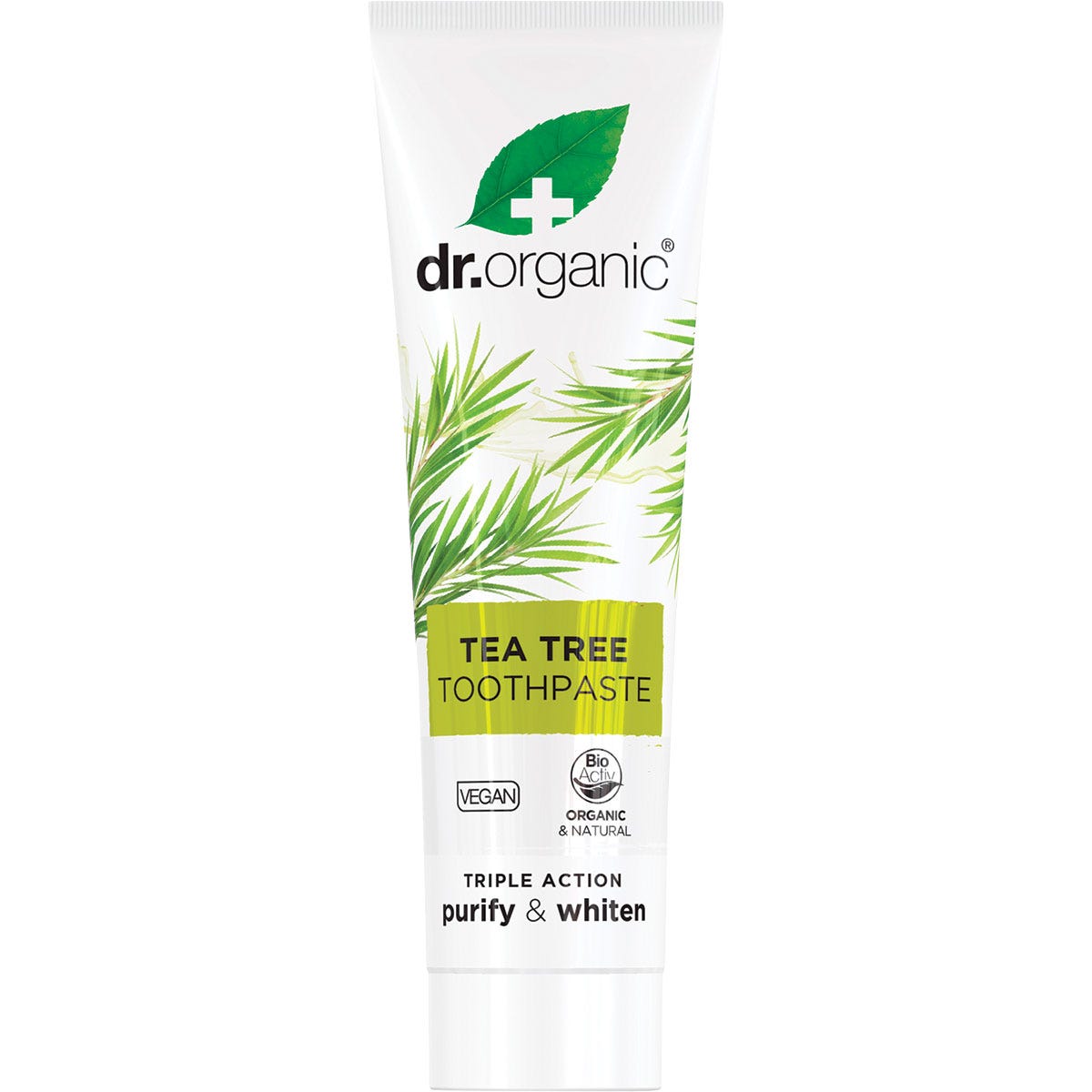 Dr Organic Toothpaste Tea Tree 100ml Payless 4 Organics