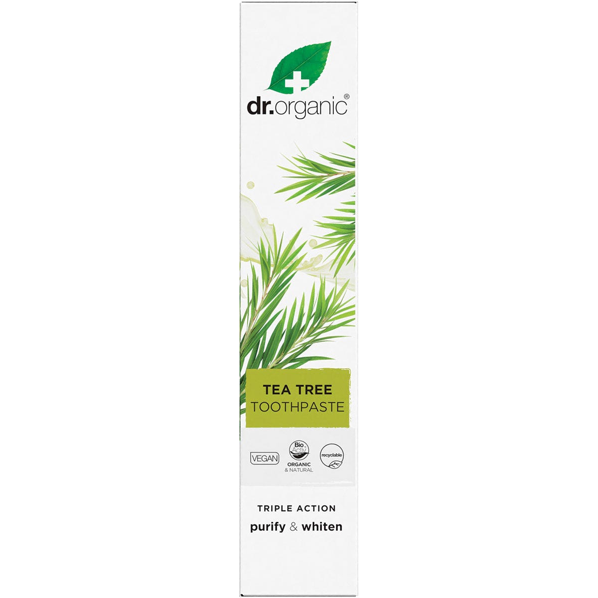 Dr Organic Toothpaste Tea Tree 100ml Payless 4 Organics