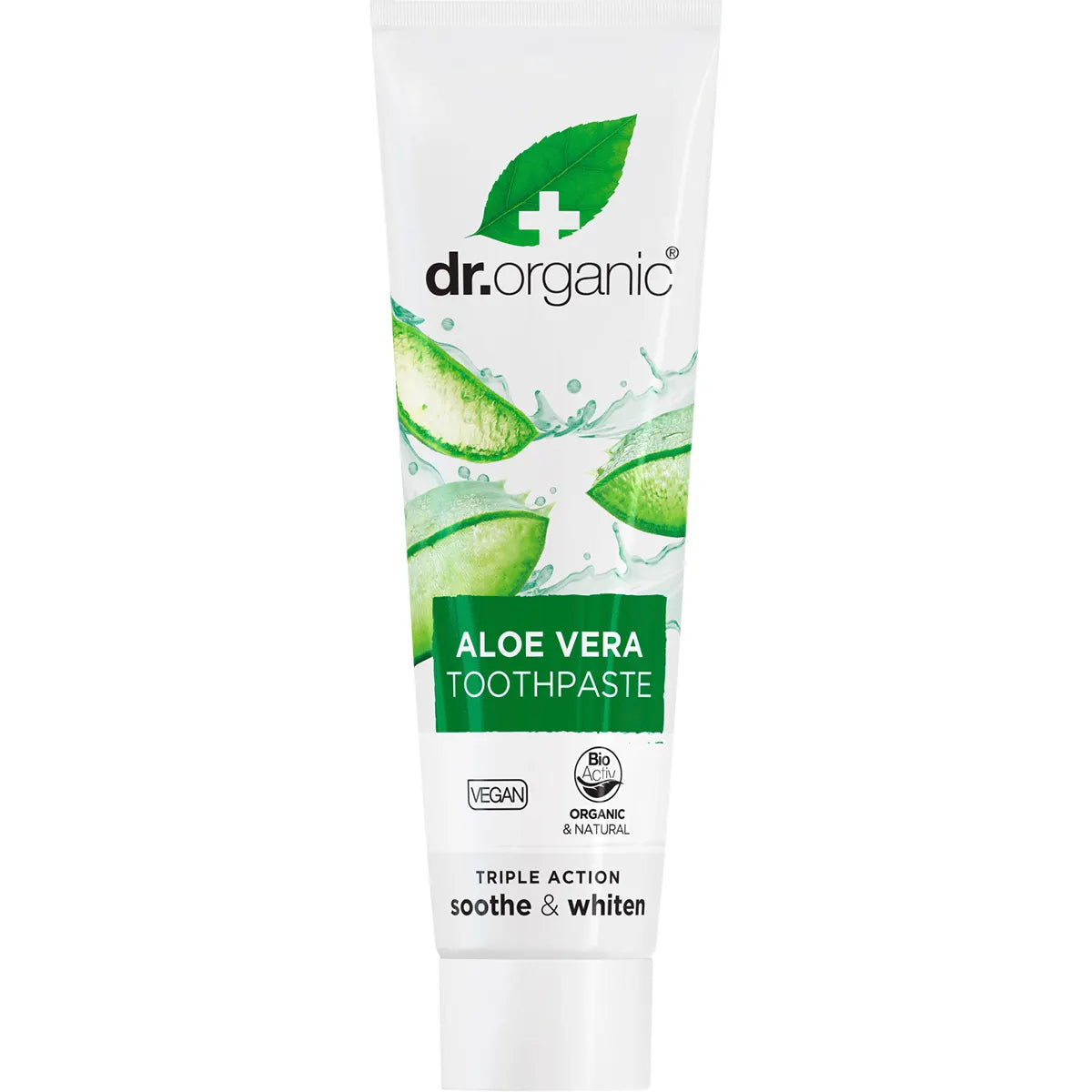 Dr Organic Toothpaste Whitening Organic Aloe Vera 100ml Payless 4 Organics