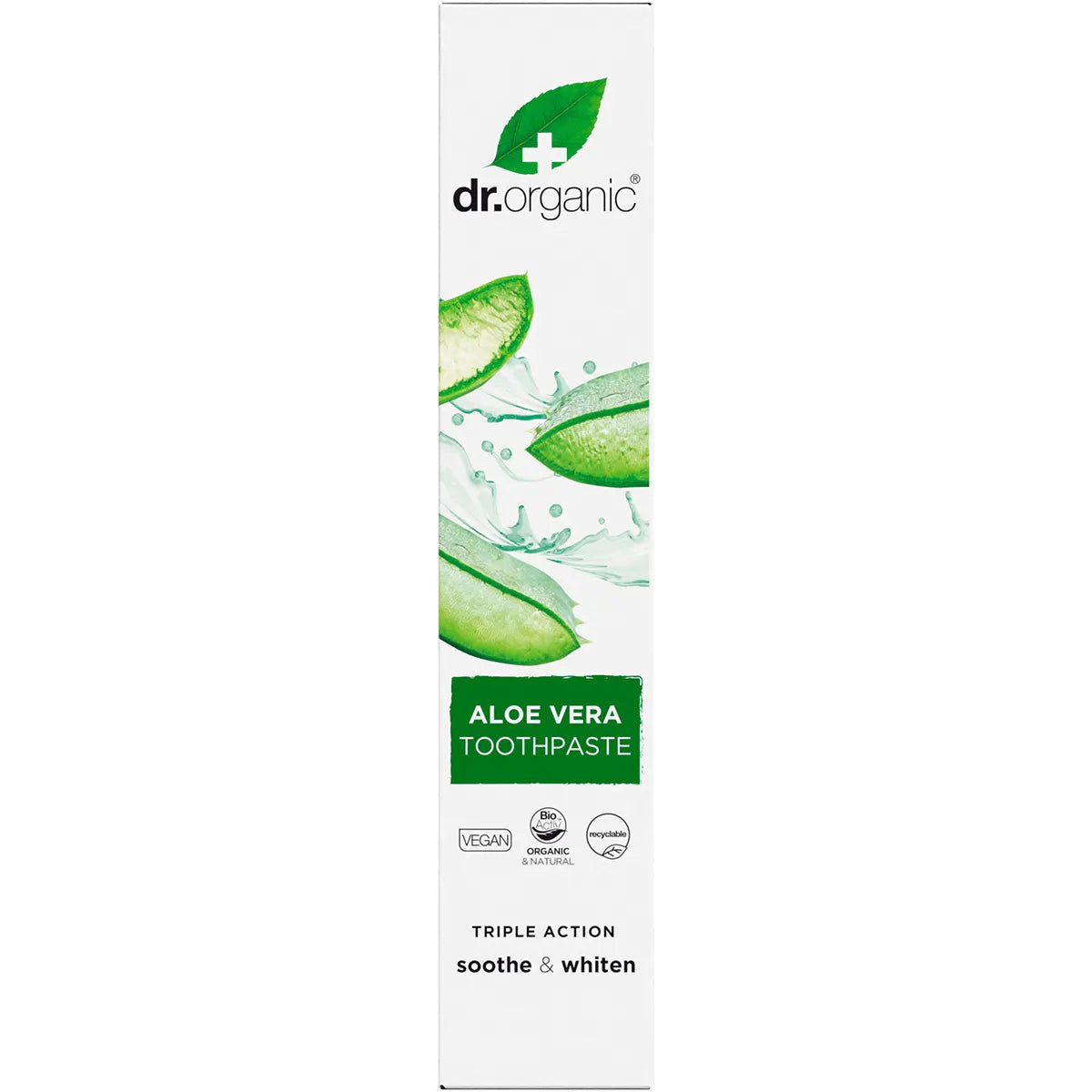 Dr Organic Toothpaste Whitening Organic Aloe Vera 100ml Payless 4 Organics