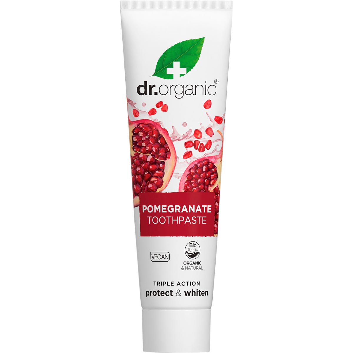 Dr Organic Toothpaste Whitening Organic Pomegranate 100ml Payless 4 Organics