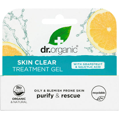Dr Organic Treatment Gel Skin Clear Organic Tea Tree 10ml Payless 4 Organics