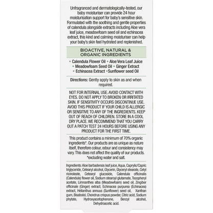 Dr Organic Unfragranced Baby Moisturiser Organic Calendula 50ml Payless 4 Organics