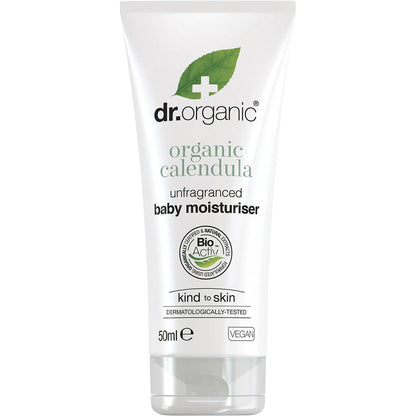 Dr Organic Unfragranced Baby Moisturiser Organic Calendula 50ml Payless 4 Organics