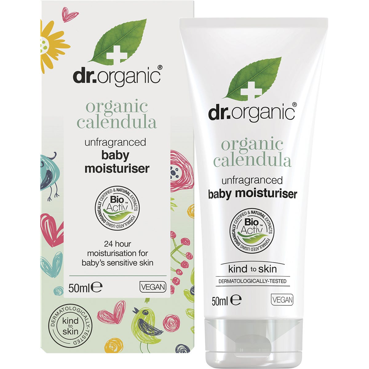 Dr Organic Unfragranced Baby Moisturiser Organic Calendula 50ml Payless 4 Organics