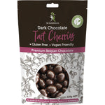 125g bag of Dr Superfoods Tart Cherries coated in premium Belgian dark chocolate.