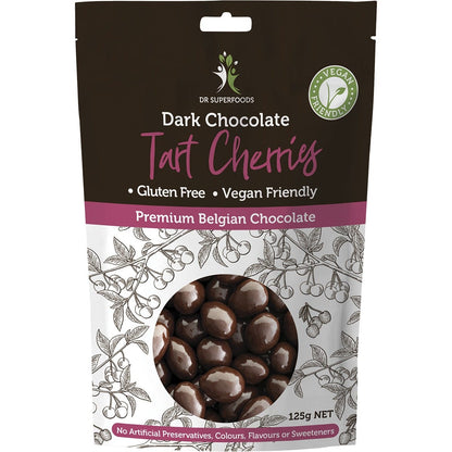 Dr Superfoods Tart Cherries Dark Chocolate 125g Payless 4 Organics