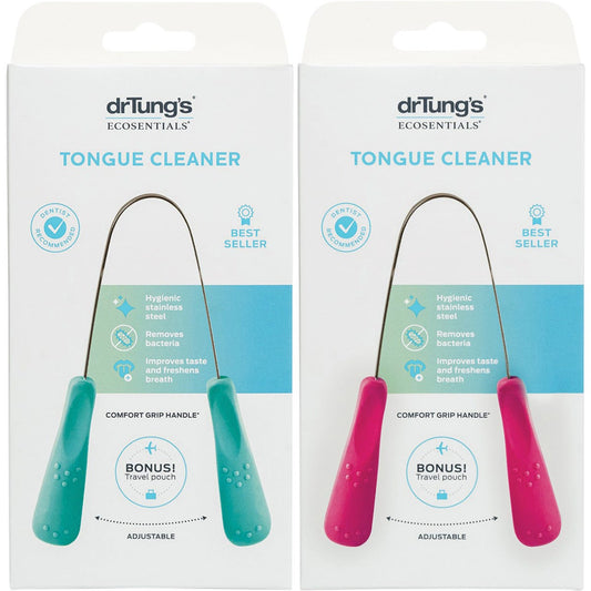 Dr Tung's Tongue Cleaner Stainless Steel (Colour May Vary) Payless 4 Organics