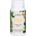 Eumundi Botanicals Ayurvedic Digestive Cleanse 60 Caps bottle with botanical illustrations on a white background.
