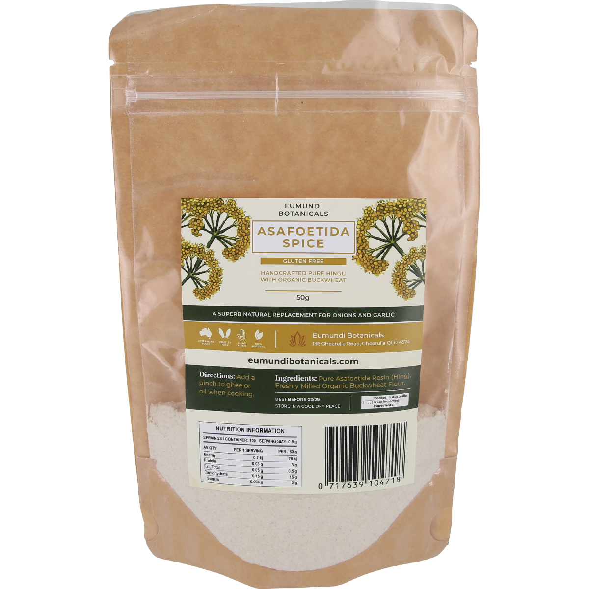 Eumundi Botanicals Asafoetida Spice 50g