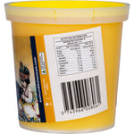Eumundi Botanicals Dharma Ghee 500ml glass jar with golden label shown from a right-side angle on a white background.