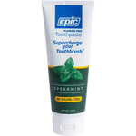 138g tube of Epic Spearmint Fluoride Free Toothpaste with 25% Xylitol on a white background.