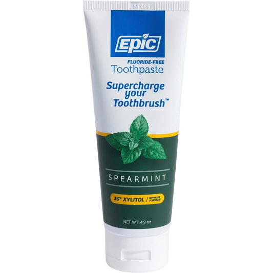 Epic Toothpaste Spearmint Fluoride Free 138g