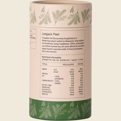 Evolution Botanicals Tongkat Ali Longjack Plant 120 Caps