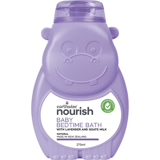 Earthwise Nourish Hippo Baby Bedtime Bath 275ml Payless 4 Organics