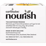 Three 90g bars of Earthwise Lemongrass and Manuka Honey soap stacked beside their recyclable cardboard box.