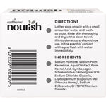 Box of three Earthwise Nourish Lemongrass and Manuka Honey natural soap bars on a white background.