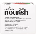 Pink and white 3-pack of Earthwise Nourish Rosehip and Almond Oil soap bars on a white background.