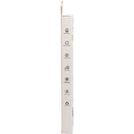 Eco-friendly bottle brush with coconut fiber bristles and a curved tip on a wooden handle against a white background.