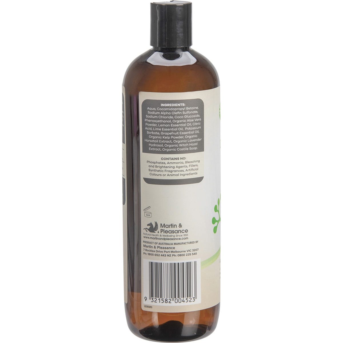 500ml bottle of Ecologic Lemon and Lime Dishwashing Liquid with a pump dispenser against a white background.