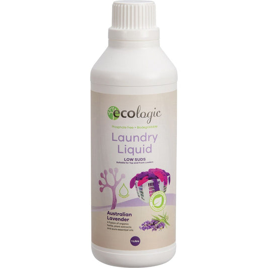 Ecologic Laundry Liquid Australian Lavender 1L Payless 4 Organics