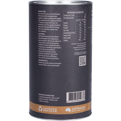 Eden Healthfoods Activated Charcoal Steam Activated Charcoal Powder 1kg Payless 4 Organics