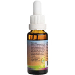 Back of Eden Healthfoods Deep Tissue Oil 25ml bottle with ingredients, directions, and product information.