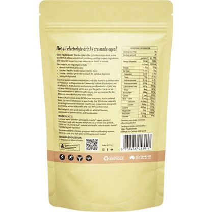 Eden Healthfoods Electra-Lyte Pineapple and Apple with Celtic Sea Salt 180g Payless 4 Organics