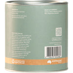 Top view of 150g Eden Healthfoods Green Clay tub with a green lid on a white background.