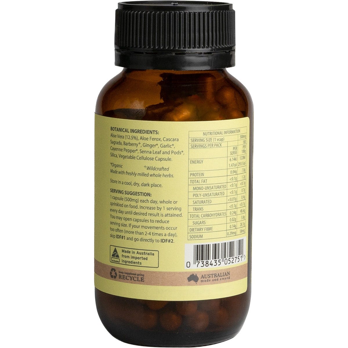 Eden Healthfoods IDF#1 Gut D-tox Week 1 VegeCaps 100 Caps Payless 4 Organics