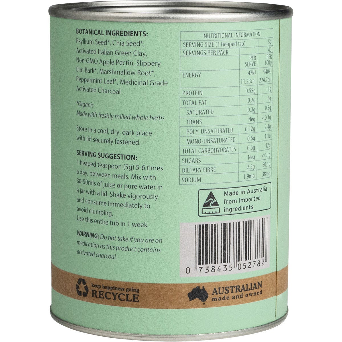 Eden Healthfoods IDF#2 Gut D-tox Week 2 200g Payless 4 Organics