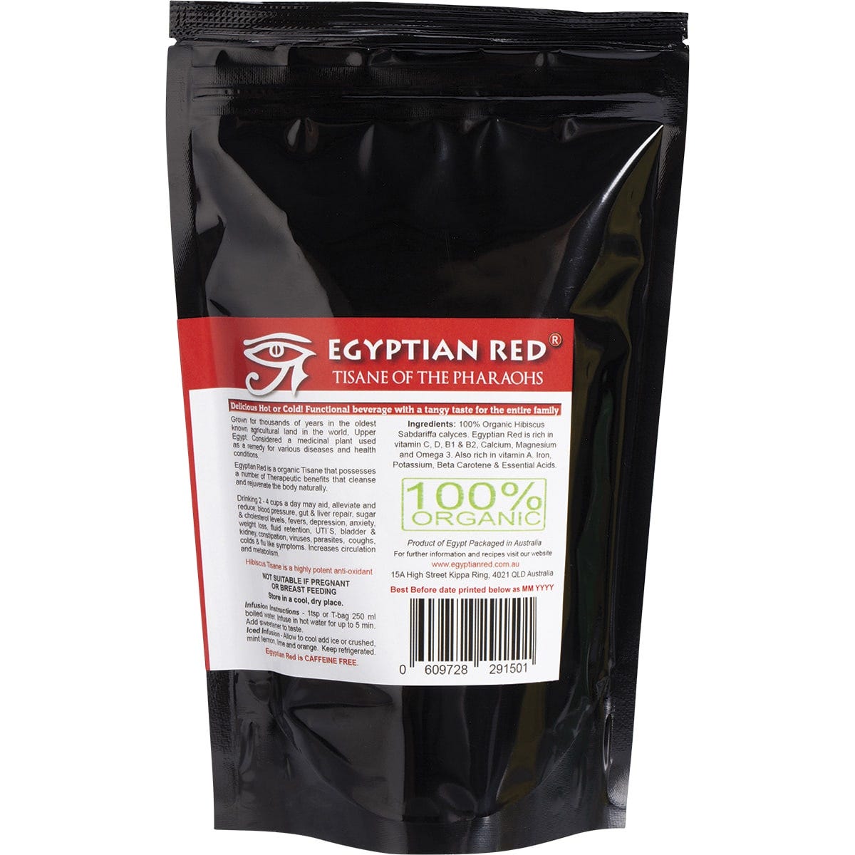 Egyptian Red Herbal Loose Leaf Tea Tea of the Pharaohs 100g Payless 4 Organics