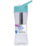 700ml Enviro Products alkaline water bottle with a blue lid and internal stainless steel wand on a white background.
