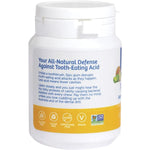 50ct bottle of Epic Fresh Fruit xylitol gum with its yellow and white label on a white background.