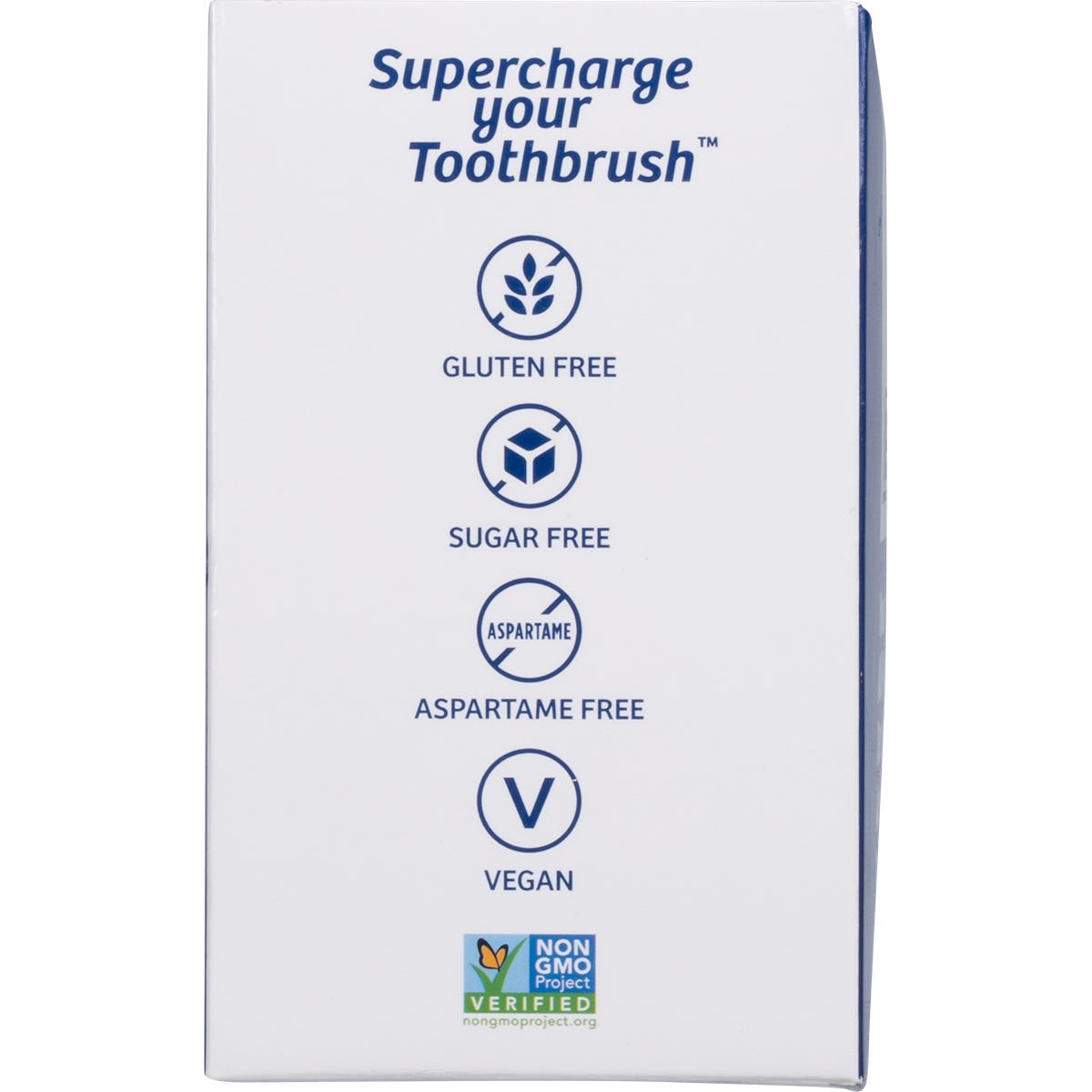 Single pack of Epic Peppermint Xylitol Chewing Gum featuring blue and white packaging with mint leaf illustrations.