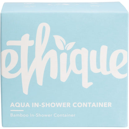 Ethique Bamboo & Cornstarch Shower Container Aqua Payless 4 Organics