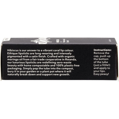Ethique Lipstick Hibiscus Vibrant Coral 8g Payless 4 Organics