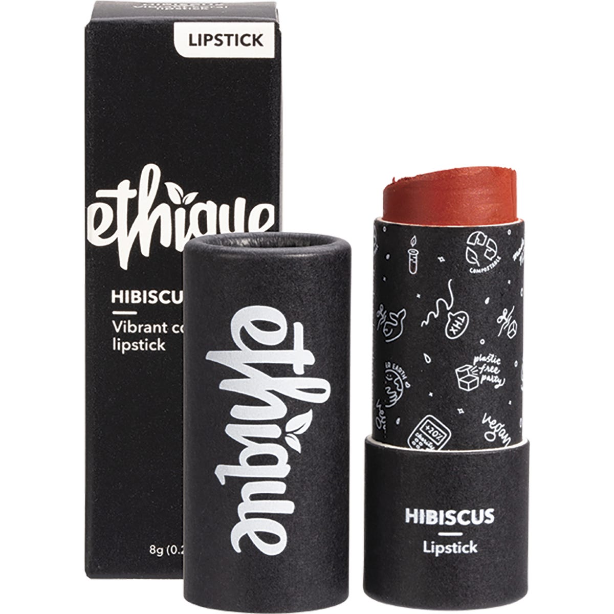 Ethique Lipstick Hibiscus Vibrant Coral 8g Payless 4 Organics