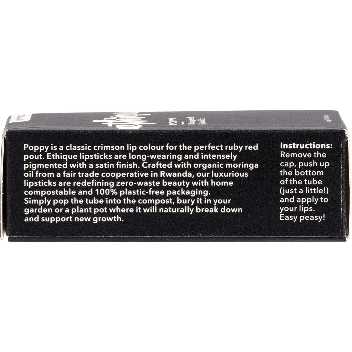 Ethique Lipstick Poppy Ruby Red 8g Payless 4 Organics