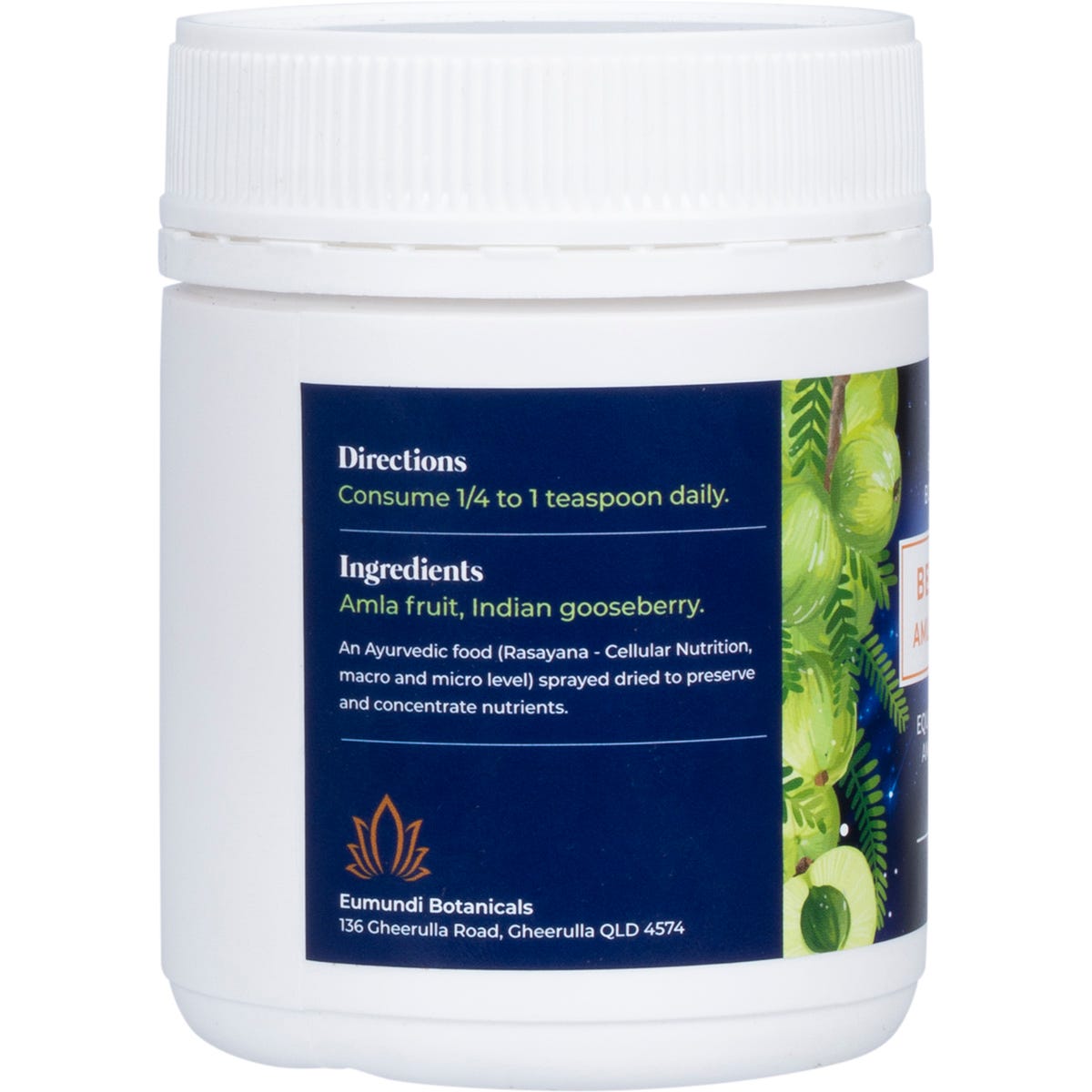Eumundi Botanicals Beyond C Amla Powder 150g Payless 4 Organics