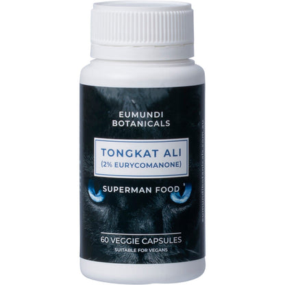 Eumundi Botanicals Tongkat Ali 2% Eurycomanone 60 Caps Payless 4 Organics
