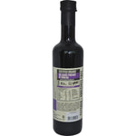Single 500ml glass bottle of Every Bit Organic Balsamic Vinegar of Modena with a dark label on a white background.